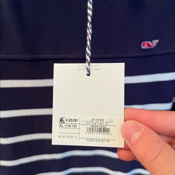 Vineyard Vines girls blue & white strip sleeveless dress ( NWT) - Picture 7 of 15